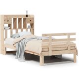  Krevet s regalom za knjige bez madraca 90x200 cm od borovine | shoptok.hr