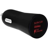Group - Auto punjač 1x USB-A Power Delivery 18W, crni