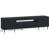  LED TV kabinet Crna Konstruirano drvo | shoptok.hr