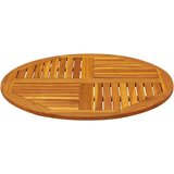 vidaXL Stolna ploča Ø90x2,2 cm okrugla od masivnog bagremovog drva | shoptok.hr