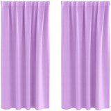  Zavjese za blackout s prstenovima 2 pcs Ljubičasta 175 x 140 cm | Eponuda.com