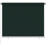  Vanjska roleta za zamračivanje 180 x 140 cm tamnozelena HDPE | shoptok.hr