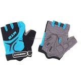 Crossbike Rukavice CROSSER CG-501 SHORT FINGER black/blue L Cene