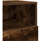 vidaXL Noćni ormarić s 2 ladice dimljeni hrast 36x36x68 cm | shoptok.hr