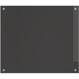  Kuhinjski zid Tamno siva 70 x 60 cm Staklo otporno na udarce | Shoptok.si