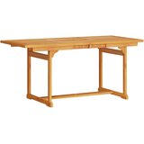  Vrtni set za objed 5 kom. Smeđa Čvrsto drvo akacije 170 x 80 x 75 cm | shoptok.hr