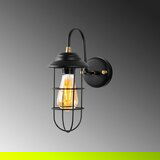 Opviq lights Crna/u zlatnoj boji zidna lampa ø 10 cm Mahoni – | shoptok.hr