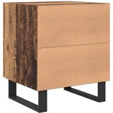  Noćni ormar 2 pcs Stari drvo i crna 40 x 35 x 47,5 cm | shoptok.hr