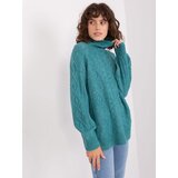 Wool Fashion Italia Sweater-AT-SW-2355-2.12P-Turquoise | Shoptok.si