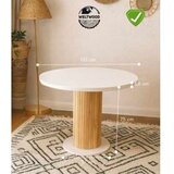 Hanah home Set Trpezarijski sto i 4 stolice Bohemian Round London 5 | Eponuda.com