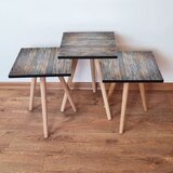 Hanah home 3Shp69 - Grey Grey Nesting Table (3 Pieces) | ePonuda.com