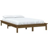  Posteljni okvir medeno rjav 180x200 cm trdna borovina 6FT, (20684817) | Shoptok.si