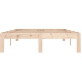  Okvir za krevet od masivnog drva 120 x 190 cm mali bračni | shoptok.hr