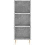 vidaXL Visoka komoda siva betona 34 5x34x180 cm od konstruiranog drva | shoptok.hr