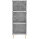 vidaXL Visoka omara betonsko siva 34,5x34x180 cm inženirski les | Shoptok.si