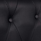  Trosjed Chesterfield od umjetne kože crni | shoptok.hr
