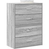 vidaXL Omarice z 2 predaloma 2 kosa siva sonoma 60x31x40 cm inž. les Cene