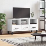 TV ormarić bijeli 102 x 36 x 50 cm od konstruiranog drva | shoptok.hr