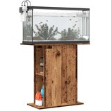 vidaXL Stojalo za akvarij starinski les 36x75x72,5 cm inženirski les | Shoptok.si