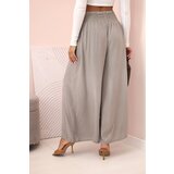 Kesi Włoski Women's viscose trousers with elastic waistband fango | Shoptok.si