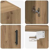 Ormarić Komoda Smeđa 69.5 x 34 x 90 cm Konstruirano drvo | shoptok.hr