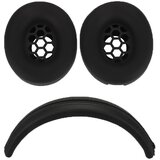 INF Nadomestne blazinice za ušesa Beats Studio Pro, mehki silikonski ušesni vložki Black, (21837986) | Shoptok.si