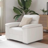 SOFA fotelja bijela 100x81x84 cm umjetna koža - Bijela 1 100 cm | shoptok.hr