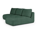 Rodier Zelena kotna sedežna garnitura iz tkanine bouclé (desni kot/z ležalnikom) Mirel – | Shoptok.si