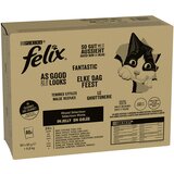 Felix Jumbo pakiranje "So gut wie es aussieht" vrećice 80 x 85 g - Mesni miks (4 vrste) Cijene