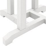 vidaXL 3-delni vrtni bar set bela HDPE | Shoptok.si
