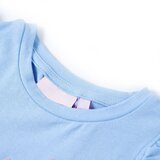  Dječja majica s volanima svjetloplava 104 | shoptok.hr