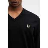 Fred Perry Puloverji Fp Classic V Neck Jumper Črna | Shoptok.si