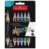 Marker AKRILNI OBOSTRANI SHAKE&PAINT METALLIC FABER CASTELL 285517/6BOJA BLISTER | shoptok.hr