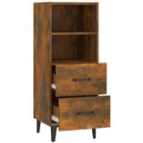  Komoda dimljeni hrast 34,5x34x90 cm konstruiran les, (20654424) | Shoptok.si