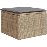 vidaXL 2-dijelni set vrtnih sofa s jastucima bež od poliratana bagrem | shoptok.hr