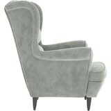 vidaXL naslanjač iz svetlo sivega žameta | Shoptok.si