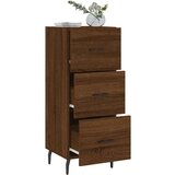  Komoda boja smeđeg hrasta 34 5 x 34 x 90 cm konstruirano drvo | shoptok.hr