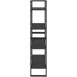 vidaXL ormarić za knjige s 4 razine sivi 80 x 30 x 140 cm od iverice | shoptok.hr