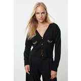 Trendyol Black Accessory Detailed Knitwear Cardigan Cijene