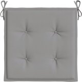  Jastuci za vrtne stolice 2 kom sivi 50 x 50 x 4 cm od tkanine | Eponuda.ba
