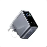 Prime 160 W GaN 3-portni polnilec, smart display, črn