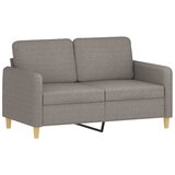  2-dijelni set sofa s jastucima smeđesivi od tkanine | shoptok.hr