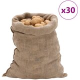 vidaXL Vreče iz jute 30 kosov 60x105 cm 100 % juta 220 gsm | Shoptok.si