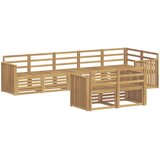  Set vanjskih sofa 8 pcs Bijela 306 x 128,5 x 73 cm | Eponuda.ba