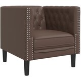  Chesterfield garnitura od 3 dijela, smeđa, umjetna koža | shoptok.hr