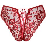 Cottelli otvorene čipkaste gaćice (crvene) | shoptok.hr