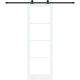 vidaXL klizna vrata s kompletnim okovom 'ORKDAL'Bijela 78x232 cm | shoptok.hr