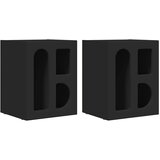  Noćni ormarić 2 pcs Crna 40 x 35 x 50 cm Konstruirano drvo | Eponuda.com