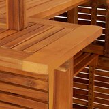  5-dijelni vrtni barski set od masivnog bagremovog drva | shoptok.hr