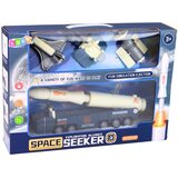  Svemirski set vozila za igru s raketom i satelitom - sivo/bijeli | Shoptok.si